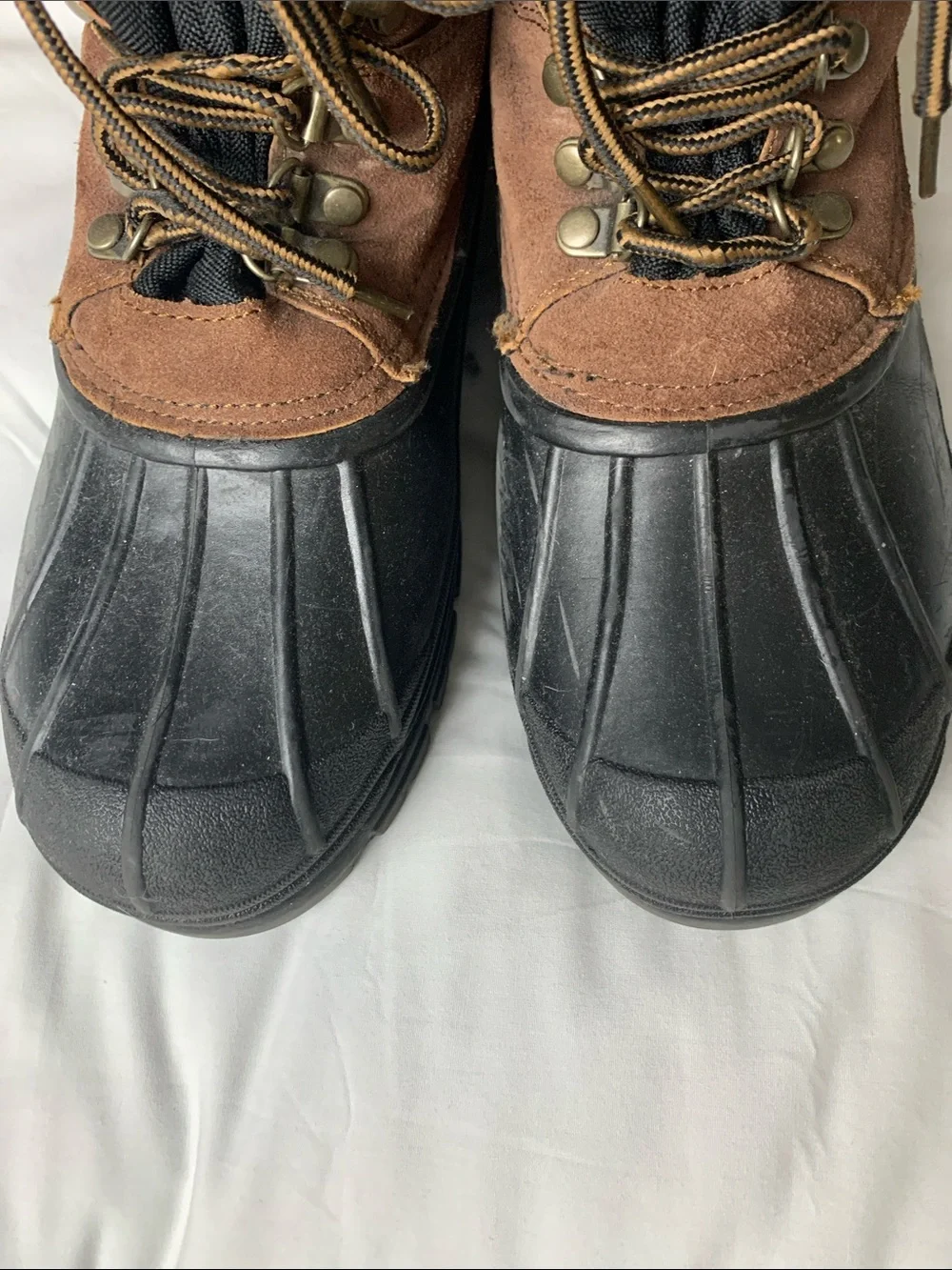 Kingshow Men's 8.5 Leather Thermolite Waterproof Construction Workwear Boots